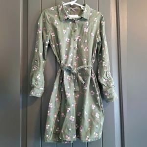 H&M Girls shirt Dress 7/8